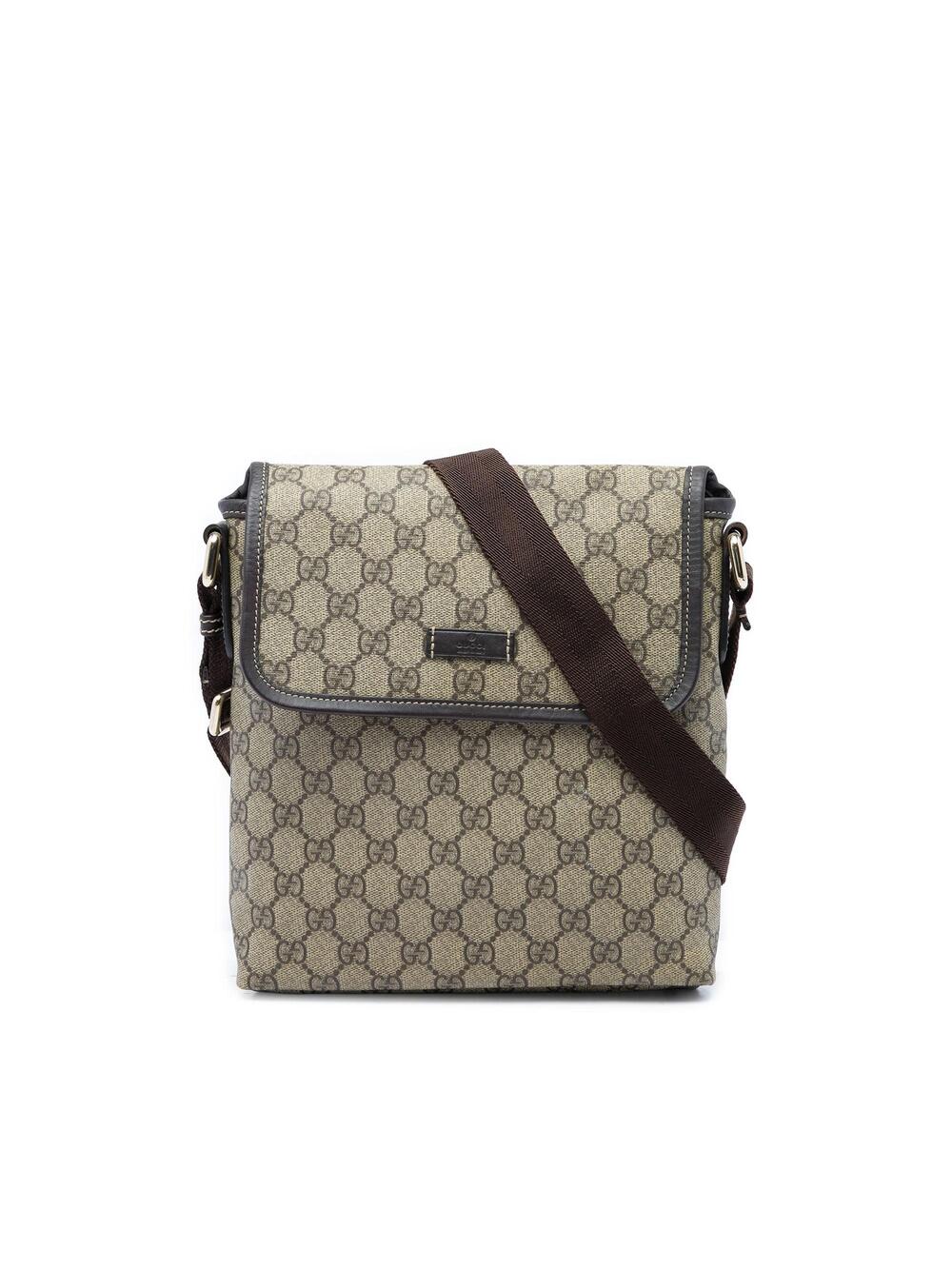 Gucci Flap Messenger Gg Coated Canvas #367951G79B